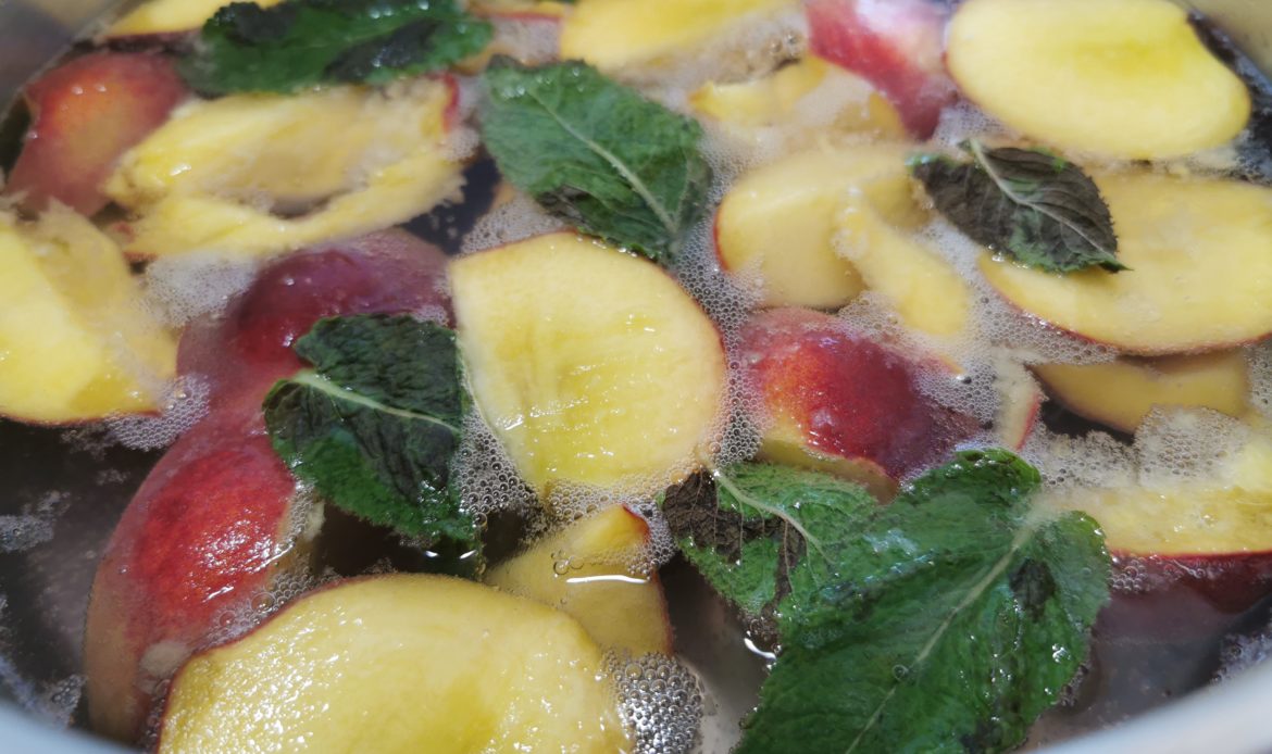 Pfirsiche kochen